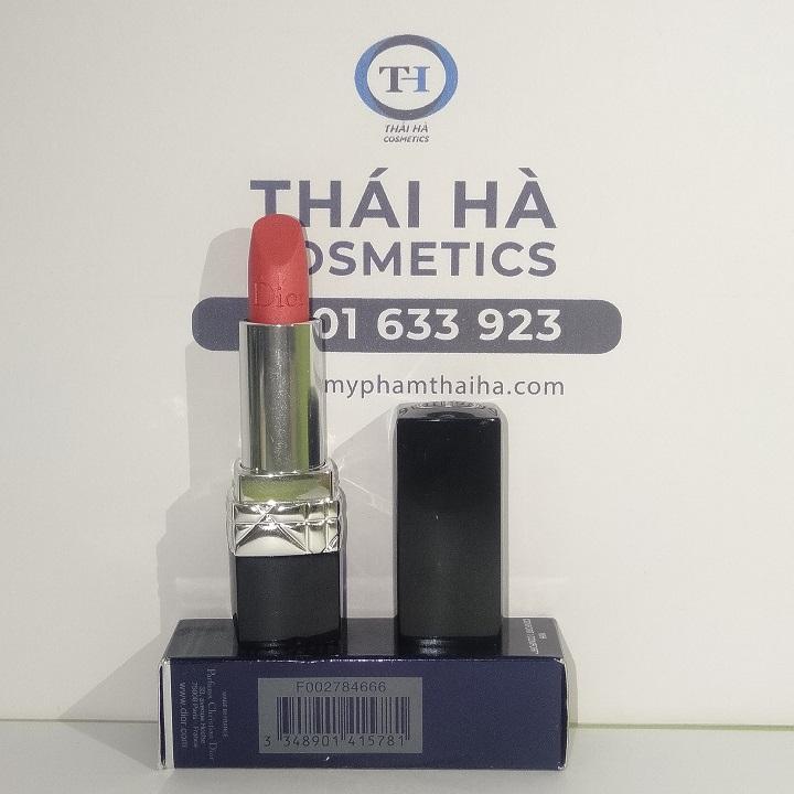 [HCM]Son Dior Rouge 888 STRONG MATTE màu cam pha đỏ unbox
