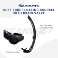 Aropec Soft Tube Floating Snorkel for Freedive Free Dive Free Diving Scuba Diving Snorkeling Seanergy Scuba. 