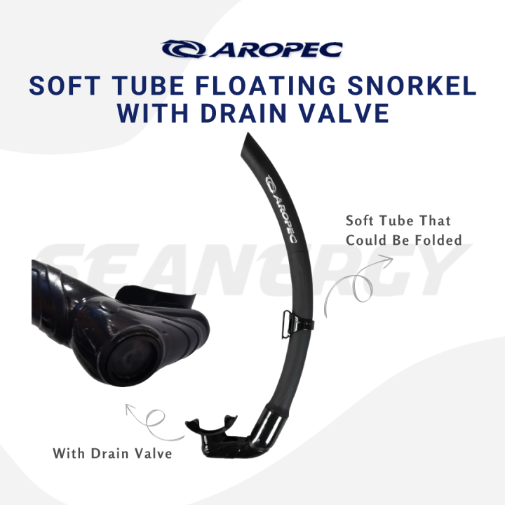 Aropec%20Soft%20Tube%20Floating%20Snorkel%20for%20Freedive%20Free%20Dive%20Free%20Diving%20Scuba%20Diving%20Snorkeling%20Seanergy%20Scuba%20-%20Image%203