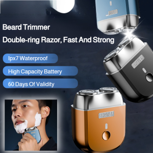 Mens electric razor mini magnetic suction razor beard razor without leaving razor