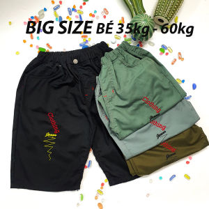 Quần cho bé trai từ 25kg đến BIGSIZE 60kg quần short cho bé chất kaki co giãn NHIỀU MÀU - NH SHOP