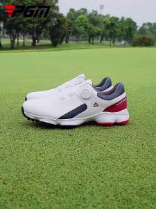 AUPGM Golf Shoes Mens Comfortable Cushioning Sports Shoes Knob Shoelaces Mens Shoes Waterproof Non-slip golf Shoes