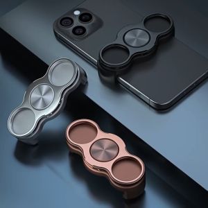 Three-Finger Back Clip Holder 360° Rotating Portable Alloy Universal Phone Holder for Tablets and Smartphones