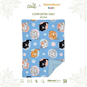 [BEST SELLER] CUIT X Kintakun Baby Bedding Comforter Bedcover Only Gold Katun Anti Bakteri