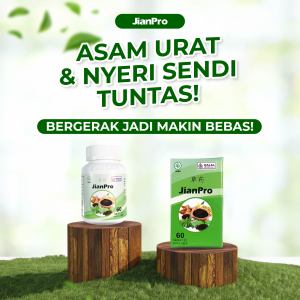 JianPro Herbal Capsules - Kapsul Alami untuk Asam Urat & Nyeri Sendi