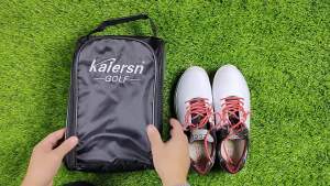 Kaiersn  Bag for golf shoes   Nylon fabric GOLF Shoe bag   Breathable golf shoe bag for both men and women