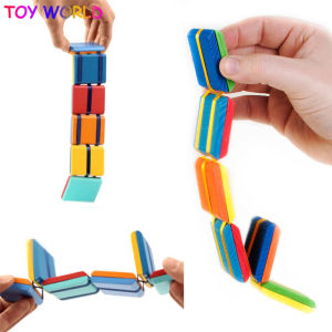 2021 New Fidget Toy Flipo Flip Colorful Flap Wooden Ladder Change Visual Illusion Novelty Decompression for kids