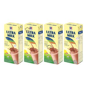 4PCS Ultra Milk UHT Chocolate Susu Sapi Rasa Cokelat