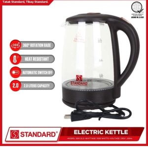 Standard ORIGINAL Electric Kettle SEK 2.0LG Glass with LED Lights
