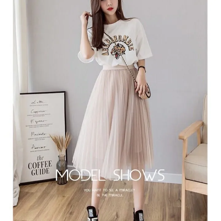 Chân váy công chúa dáng xoè dài 10 mảnh new | Shopee Việt Nam