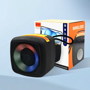 Bluetooth 5.3 Speaker with RGB Color Lights | Portable Mini Bass Speaker | USB Rechargeable for PC/Mobile phone X - 911