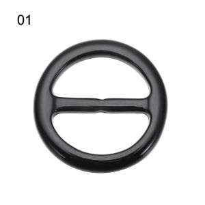 JING Corner Knot Clothing Decor Coat Waist Button DIY Scarf Clips Ring Shirt Button Belt Buckle T-shirt Clips