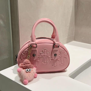 IELGY túi đựng tài liệu của phụ nữ phong cách Hàn Quốc màu hồng thích hợp túi xách với Đeo Chéo Đeo Vai Dễ Thương và tất cả các túi thời trang