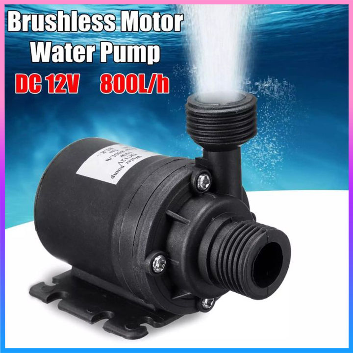 Ultra Quiet Mini Dc 12v Lift 5m 800lh Brushless Motor Submersible Water Pump Lazada Ph 6586