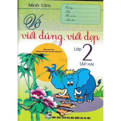 SÁCH - vở viết đúng viết đẹp lớp 2 - tập 2 (biên soạn theo chương trình giáo dục phổ thông mới)
