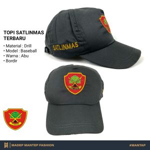 Topi LINMAS TERBARU Topi Satlinmas Terbaru Topi Linmas Terbaru Abu Terbaru - TOPI SATLINMAS TERBARU