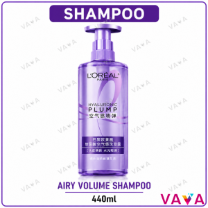 LOréal Paris Hyaluronic Plump Shampoo Conditioner 440ml | Airy Volume Fresh Roots Lightweight Hydration | Loreal Paris