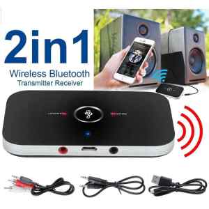PROMO Receiver Bluethooth Audio Stereo 2in1 Wireless Transmitter Receiver 3.5mm  B6