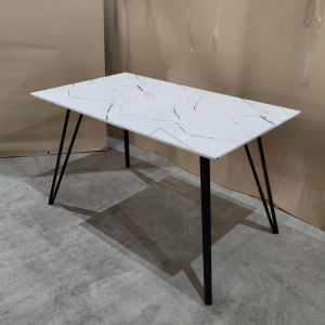 Wfurniture Stylish Modern Wood Dining table Cafe Restaurant Table Meja Makan Dining Table 桌子 餐桌