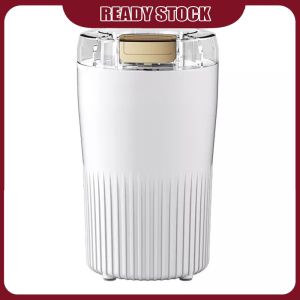 Portable Electric Grinder 200w High Speed Strong Power Powder Machine 304 Stainless Steel Grain Crushing For Beans Spices Grains Herbs Peanuts Nuts Seeds Food Processor Blender 磨粉机