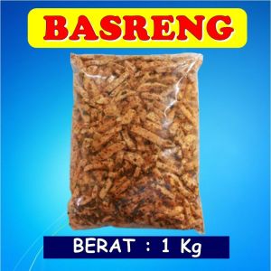 BASRENG BAKSO GORENG 1KG MAKANAN CAMILAN RUMAH MURAH PEDAS Basreng daun jeruk pedas original bakso goreng bangsreng