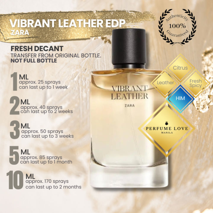 PERFUME DECANT Zar a Vibrant Leather Creeeedd Aventus Dupe)