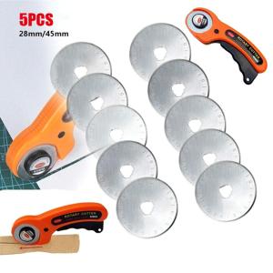 TSEVD 5PCS ความปลอดภัย เครื่องตัด ควิลท์ เหมาะสำหรับ OLFA DAFA ตัด การเย็บปะติดปะต่อกัน ใบมีดสำรอง เครื่องมือเครื่องหนัง ใบมีดโรตารี่