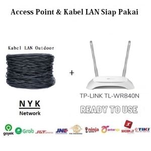 Kabel LAN 60 Meter CAT5e Outdoor FTP Tahan Cuaca