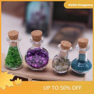 Madha 1Set 1:12 Dollhouse Miniature Simulation Magic Potion Ore Bottle Furniture Home Model Decor Toy Doll House Accessories