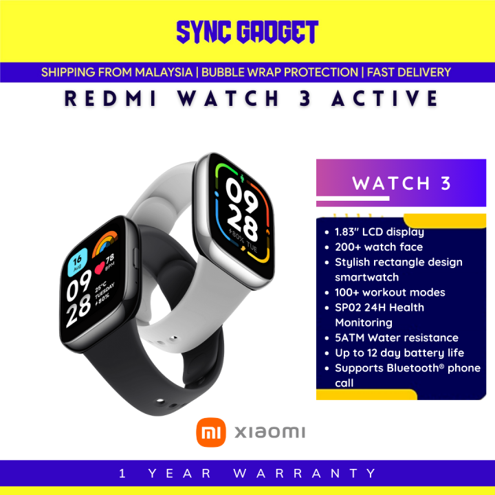 smartwatch redmi watch 3 active xiaomi pantalla lcd