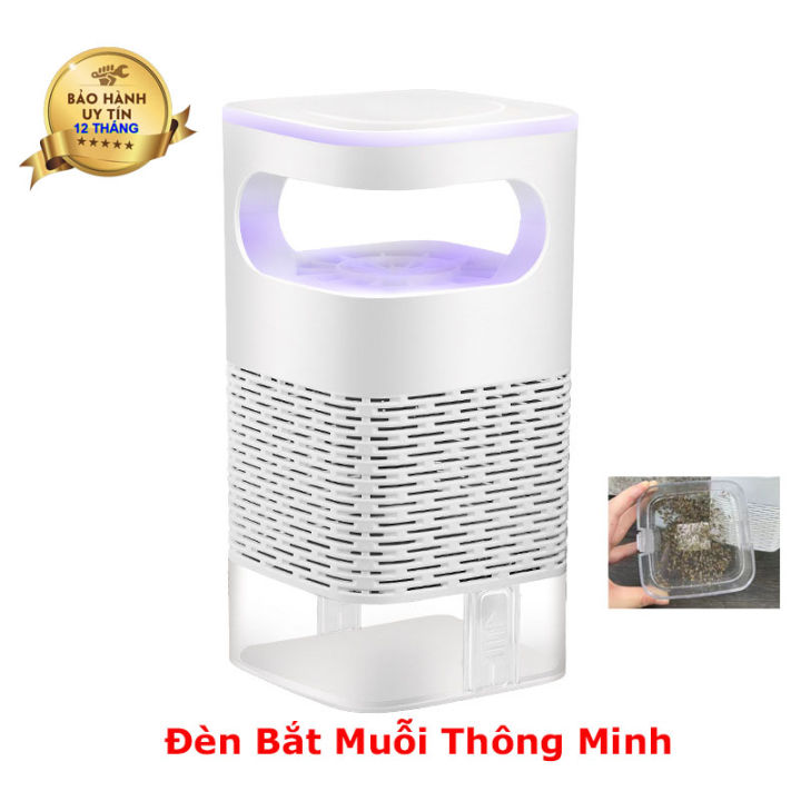 Đèn Bắt Muỗi Thông Nhật Bản, Đèn Bắt Muỗi Thông Minh Loại Tốt, Thu Hút Muỗi Bằng Đèn UV, Quạt Hút Thông Minh Không Gây Ồn. Bảo Hành 12 Tháng