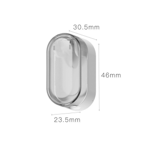 JBMBHC Space Saving Toothbrush Holder With Cover Wall Mounted Bathroom Organizer Dustproof ABS Storage Rack Washbasin Mirror Home Travel