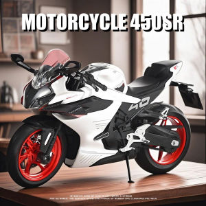 Quy Mô 1:12 Cfmoto 450sr Mô hình xe máy hợp kim Xe mô hình đúc Âm Thanh Ánh Sáng Xe Những Người Yêu Thích Bộ Sưu Tập Trẻ Em Món Quà Sinh Nhật Kim Loại Đồ chơi bé trai