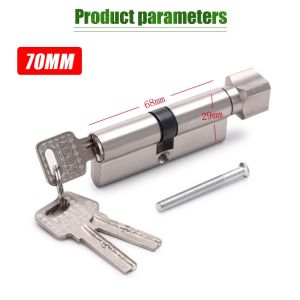 Silinder Kunci Pintu Knob Cylinder Knob Kunci Cylinder Knob Putar Silinder Knob dengan Kunci Aksesori Pintu
