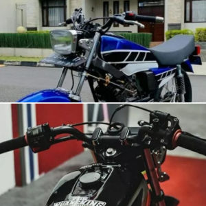 Stang Rxking pendek setang balap rxking stir rxking stang custom kualitas tebal seperti orinya