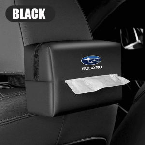 กล่องทิชชู่ใส่กระดาษสำหรับวาดหลัง1ชิ้นเก้าอี้รถกระบังแสงที่วางแขนเหมาะกับ Subaru XV XT ฟอเรสเตอร์เอาท์แบ็ค Lagecy Impreve