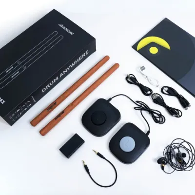 Pocket Air Stick Drum Elektrik Electric AeroBand 2 MAX Wireless Bag
