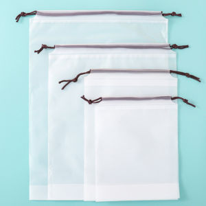 Washcloth Bag Cartoon Organizer Bag Drawstring Travel Storage Practical and Durable Focus on Practicality