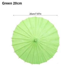 SUPERSTITION EFFLUENCE78SU6 1Pcs 20/30/40/60cm Paper Umbrella Colored Long-handle Photography Prop DIY Handmade Painting Supplies for Baby Shower Anniversary Wedding Birthday