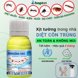 Thuốᴄ phòng và diệt muỗi kiến gián Fendona 10SC chai 50ml không mùi an toàn xịt trong nhà