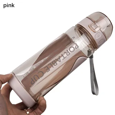 BIMI 500ml Travel Clear Leakproof Plastic Sports Water Bottle Drinking Bottle Drinks Mugs