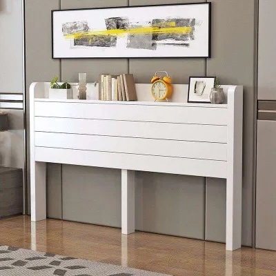 White Solid Wood Headboard Backseat Board 18 Bedside 15 Bedside Single Bed Head Double Headboard Customizable