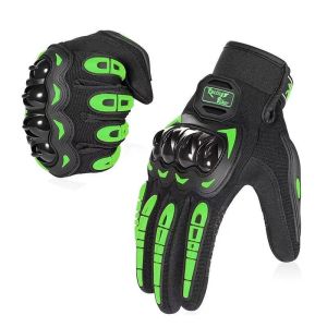 Bonnie Cathy Mens Motorcycle Riding Gloves Full Finger Breathable Anti-Slip Protective Gear for Summer Commuting
