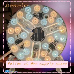 💥【Special price】💥Sha 1Pcs Ceiling Fan LED Light 110V 220V 3000K 4200K 6500K 5.3 Inch LED Light Retrofit Kit 3 Color Dimmable Memory Function For Home