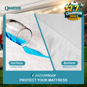 Quantum Waterproof Mattress Protector - Pelindung Kasur Anti Air