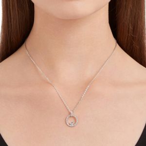 SWAROVSKI Luxury(New) Constella silver round diamond pendant necklace S925 silver women fashion necklace