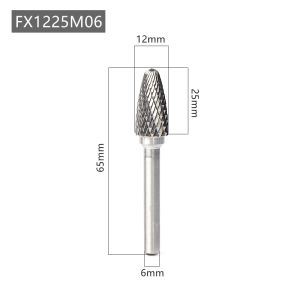 Free Shipping FX Type Head Tungsten Carbide Alloy Rotary File Tool Point Burr Die Grinder Abrasive Tool Drill Milling Carving Bit