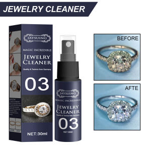 Gold and Silver Cleaner Jewelry Cleaner Cleaning Solution Anti-Tarnish Non-Toxic for Rings Diamonds