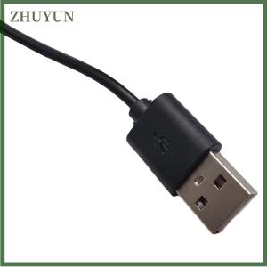 ZHUYUN USB to AUDIO DC 2.5mm Charging Cable Vibrator Charger Cord for Rechargeable Wand Massager(Black 24AWG)