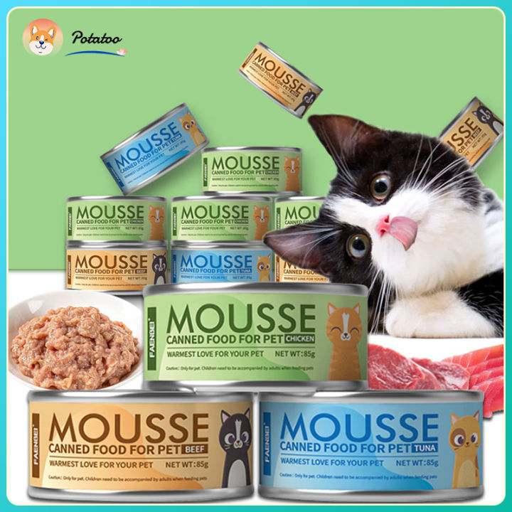 85g Pet Wet Cat Food Canned Food 85g Pet Food for Cats Three
